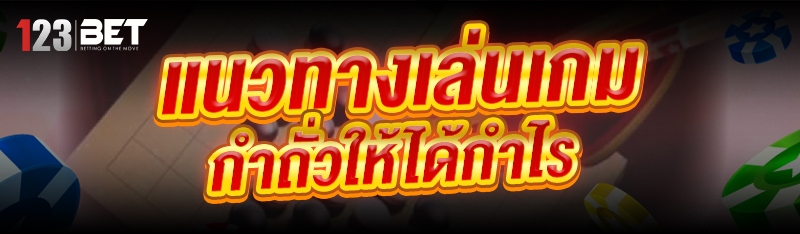 แนวทางเล่นเกมกำถั่ว ให้ได้กำไร